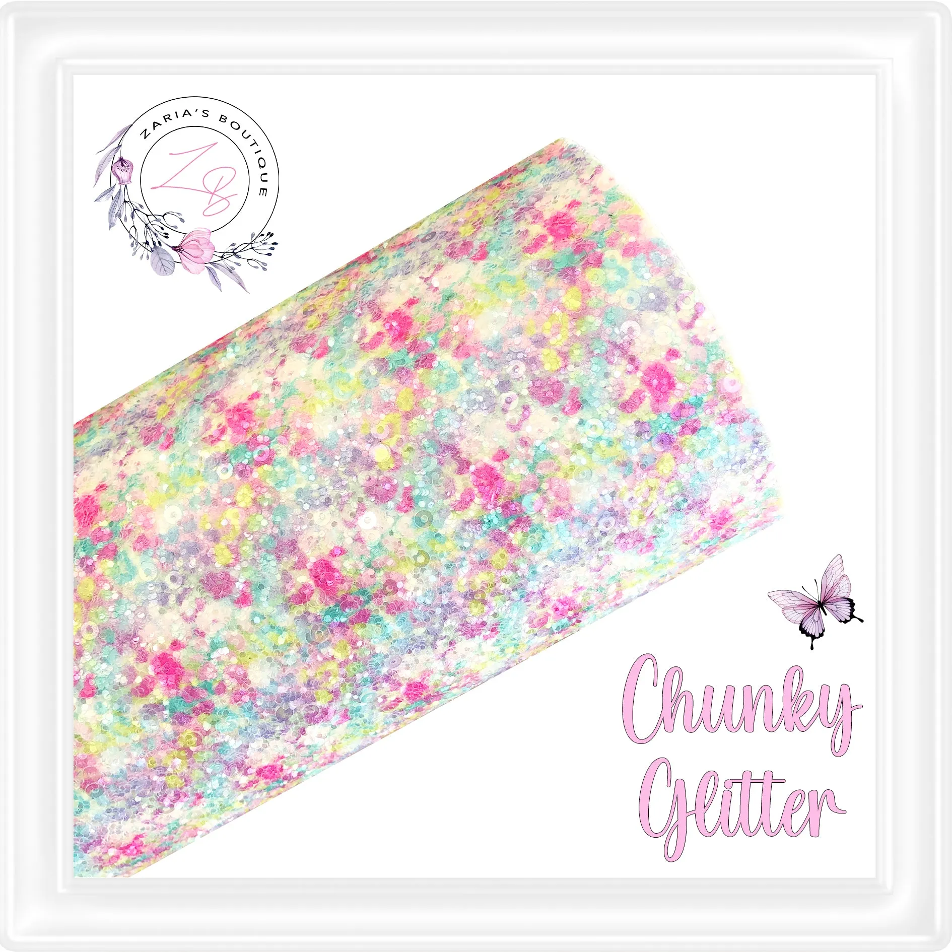 • Watercolour • Premium Chunky Glitter •