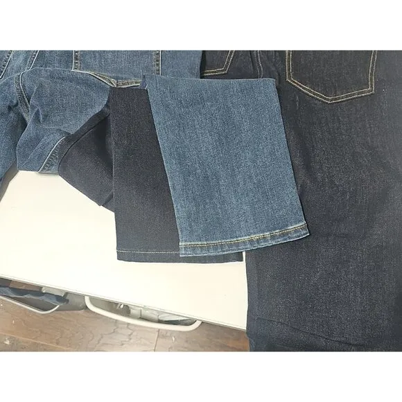 2 Pair Parasuco Women's Jeans Pull On Stretchy Skinny With Tummy Control Size 12