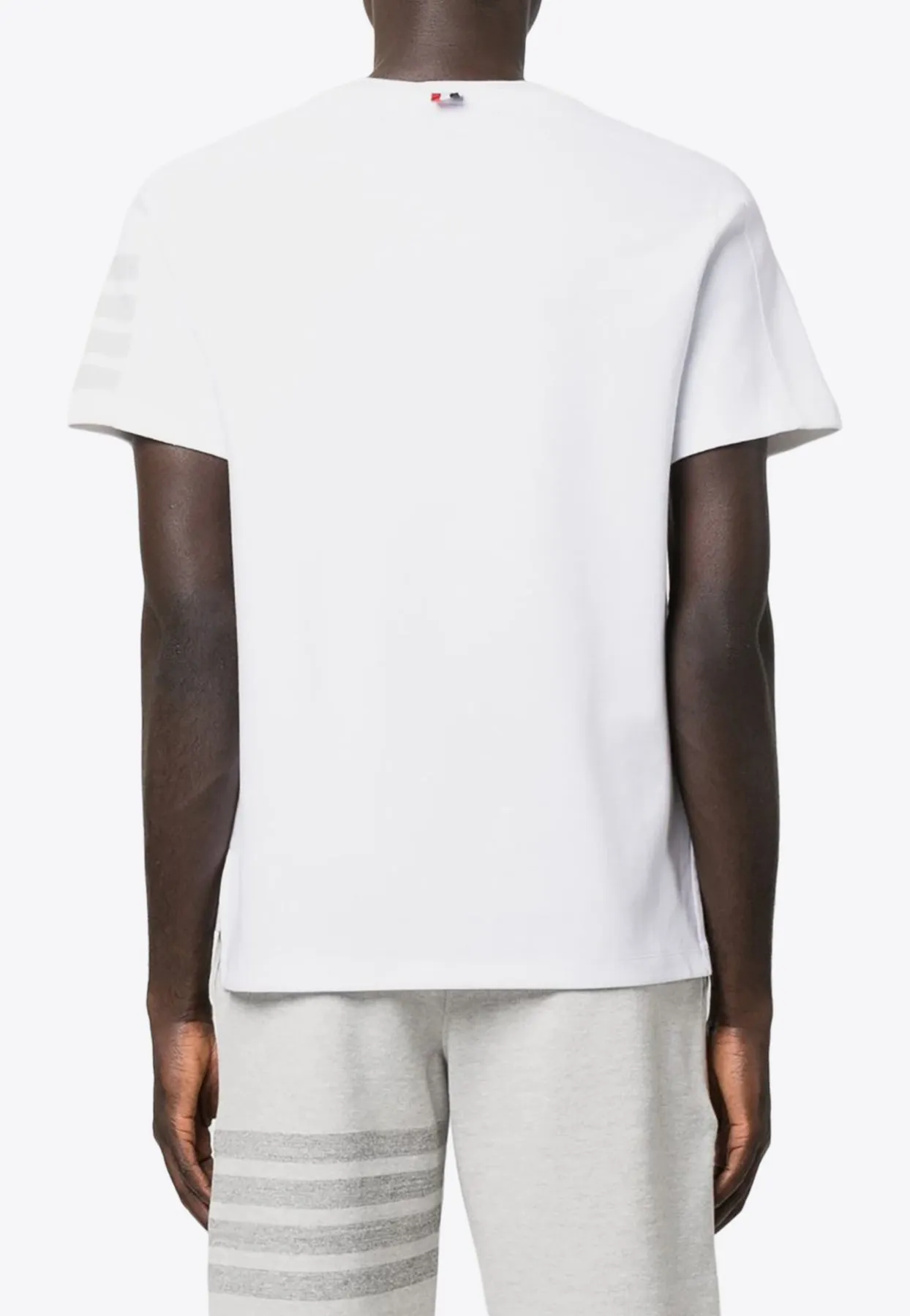 4-bar Stripes Crewneck T-shirt
