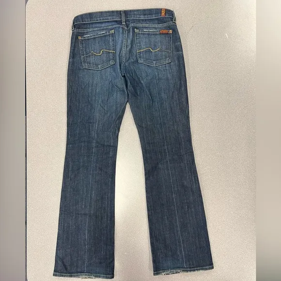 7 For All Mankind ORIGINAL BOOTCUT Jeans in Blue Size 30.