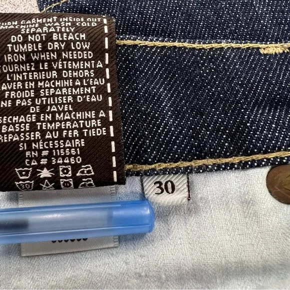 7 For All Mankind ORIGINAL BOOTCUT Jeans in Blue Size 30.