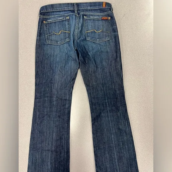 7 For All Mankind ORIGINAL BOOTCUT Jeans in Blue Size 30.