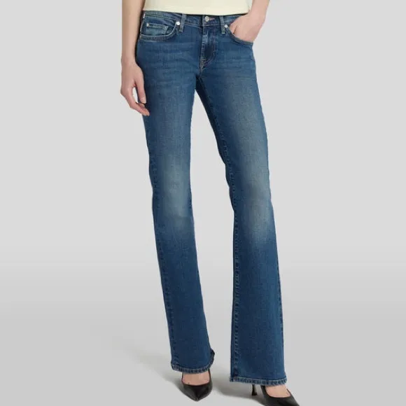 7 For All Mankind ORIGINAL BOOTCUT Jeans in Blue Size 30.