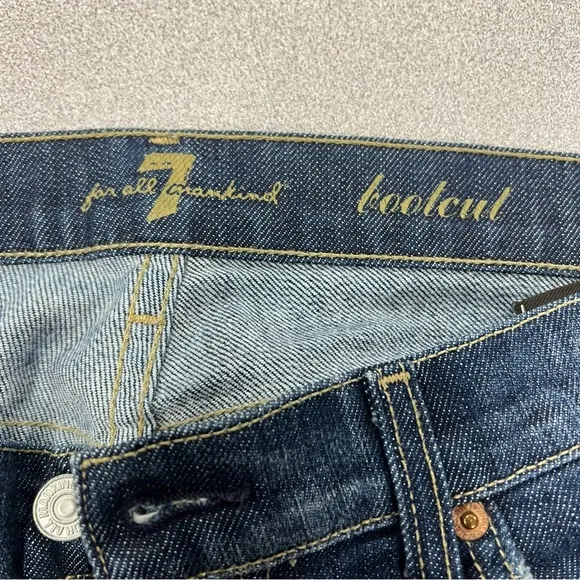 7 For All Mankind ORIGINAL BOOTCUT Jeans in Blue Size 30.