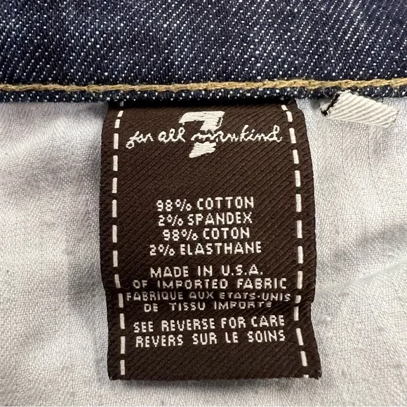 7 For All Mankind ORIGINAL BOOTCUT Jeans in Blue Size 30.