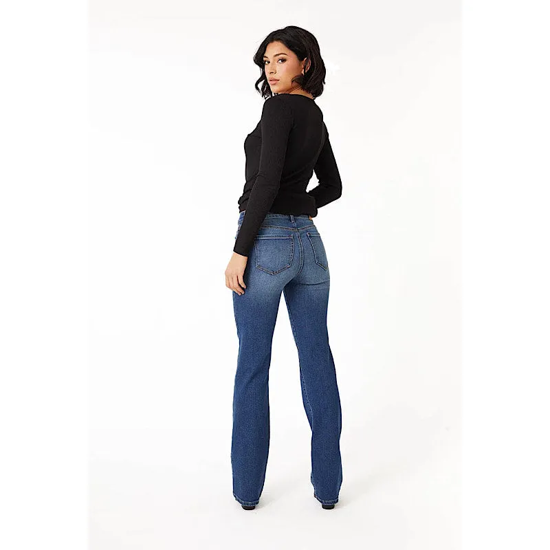 80s Elle Bootcut Dashing Blue