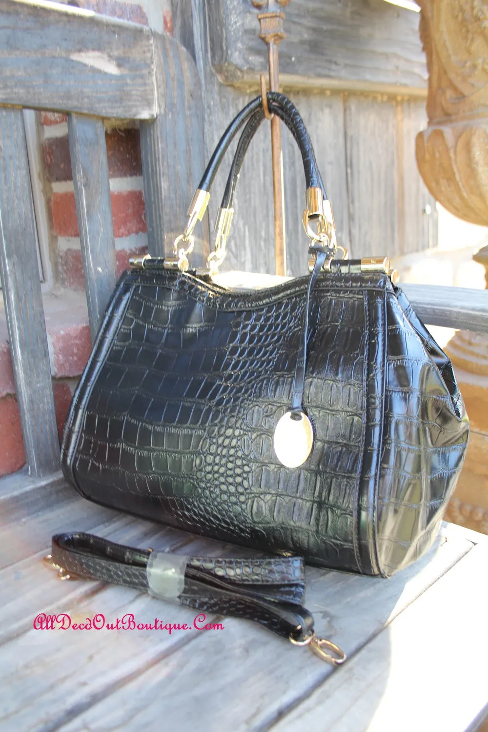 ADO | Black & Gold Classic Purse