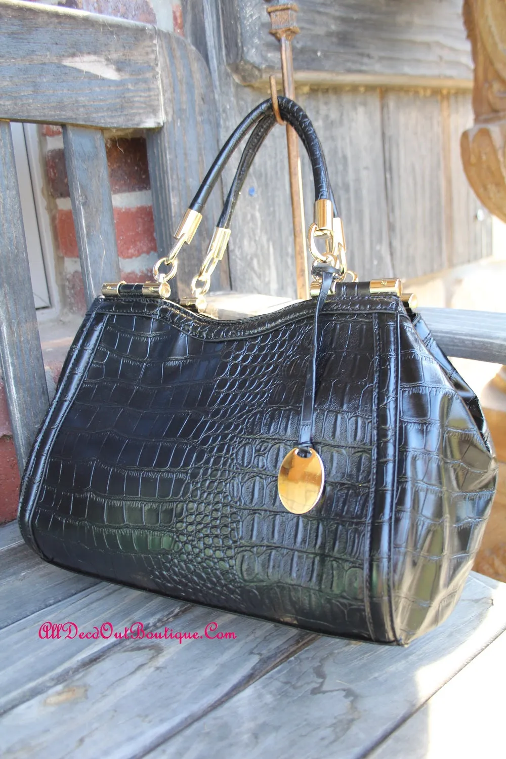 ADO | Black & Gold Classic Purse