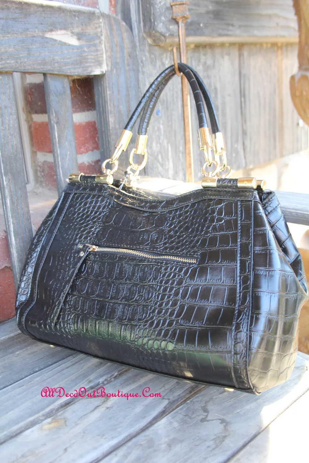 ADO | Black & Gold Classic Purse