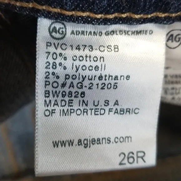 AG Adriano Goldschmied The Aubrey Skinny Straight Jeans