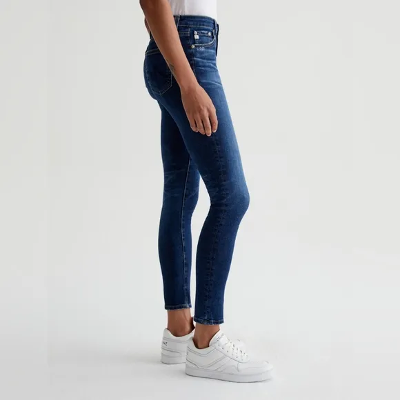 AG The Legging Raw Hem Ankle skinny Jeans (12 Years Blue Dusk Color) - Size 27