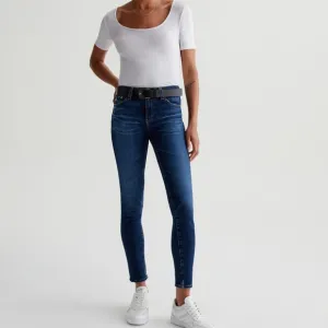 AG The Legging Raw Hem Ankle skinny Jeans (12 Years Blue Dusk Color) - Size 27