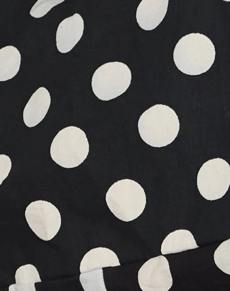 Aimi Bag in Large Polka Black