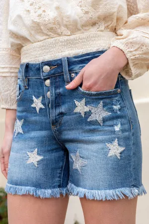 All The Stars Denim Shorts