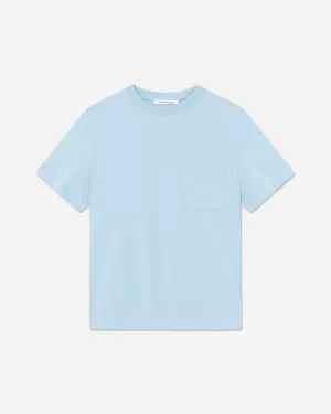 Alma Solid Pocket T-shirt - Sky Blue