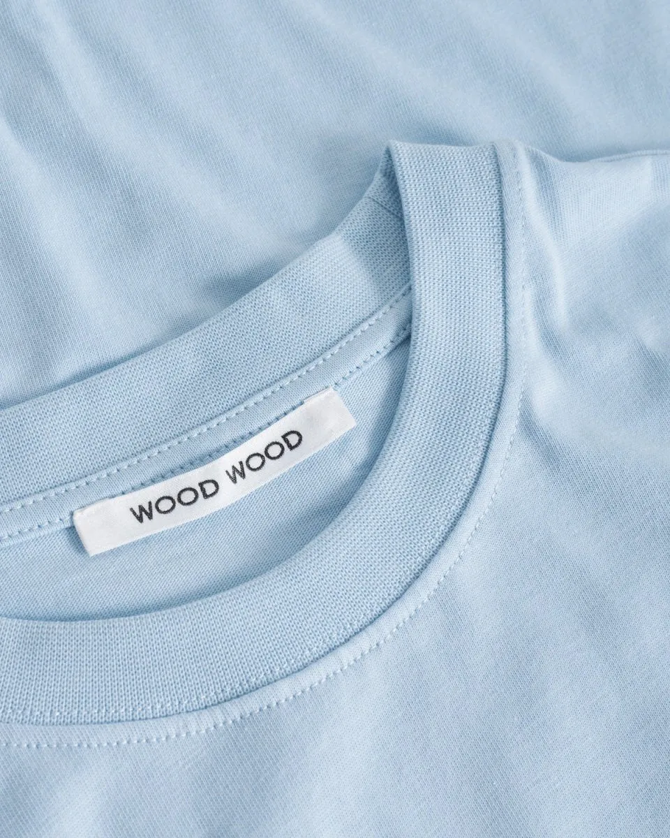 Alma Solid Pocket T-shirt - Sky Blue