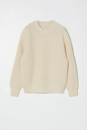 ALPACA RIB SWEATER