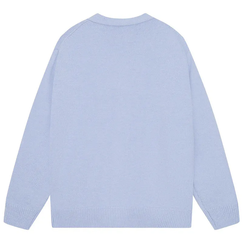 AMIRI Cotton V-Neck Bones Cardigan
