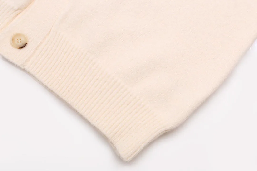 AMIRI Cotton V-Neck Bones Cardigan