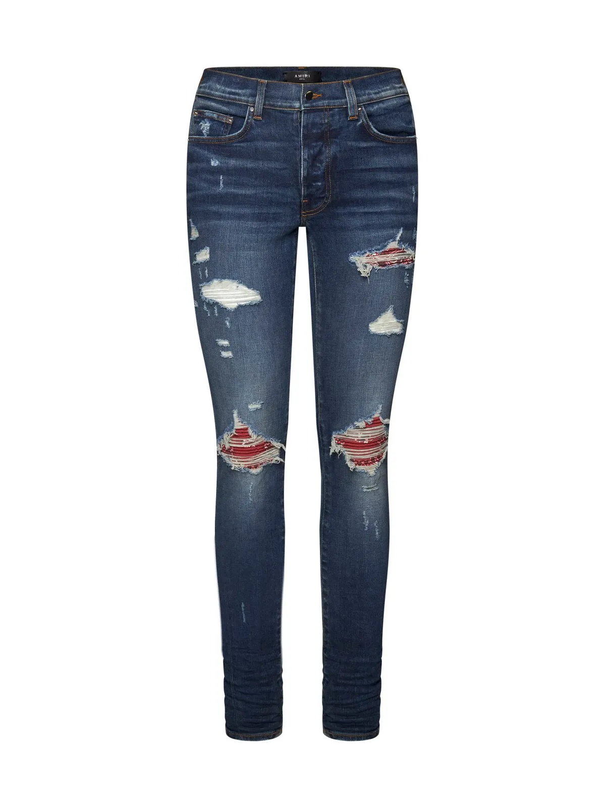 Amiri MX1 Distressed Skinny Jeans