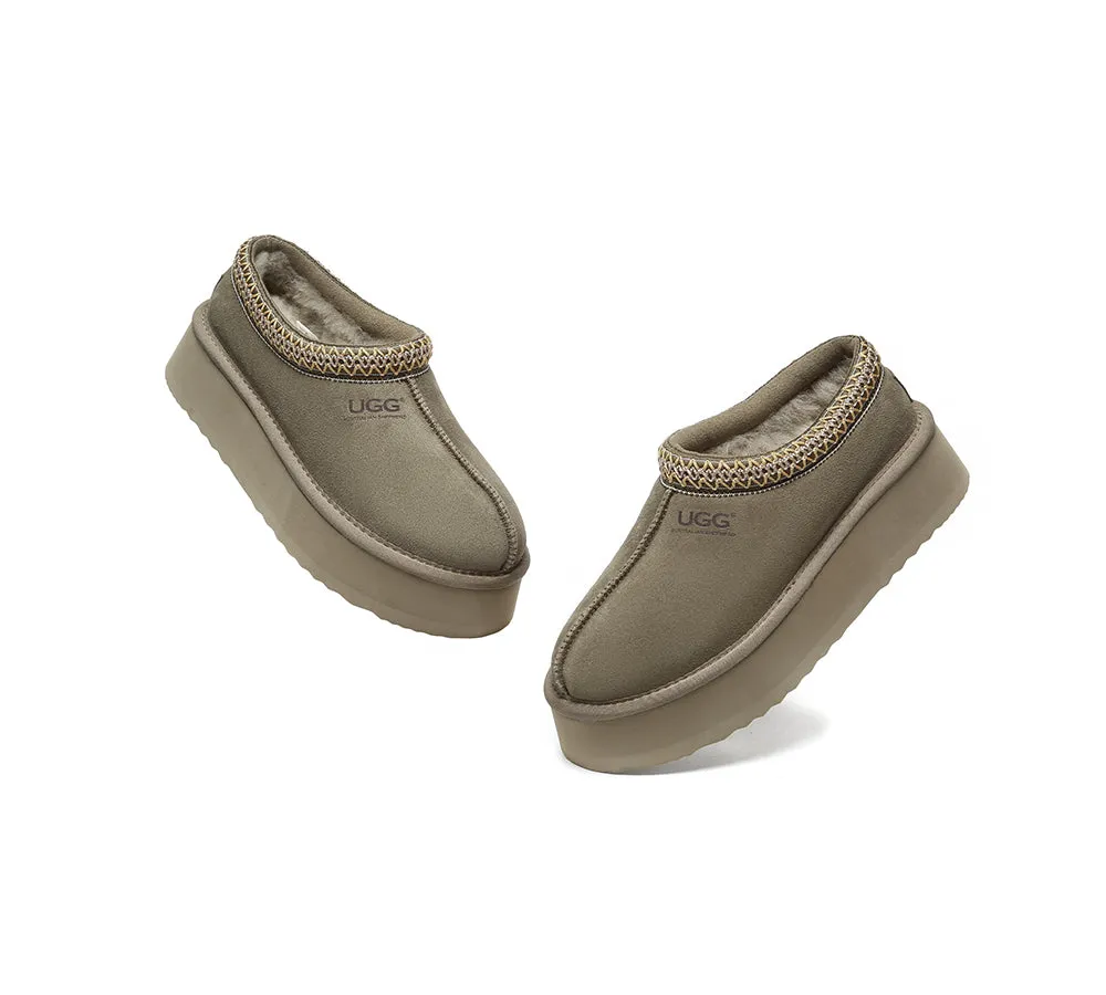 Ankle Platform Tazzy Slippers Hippie