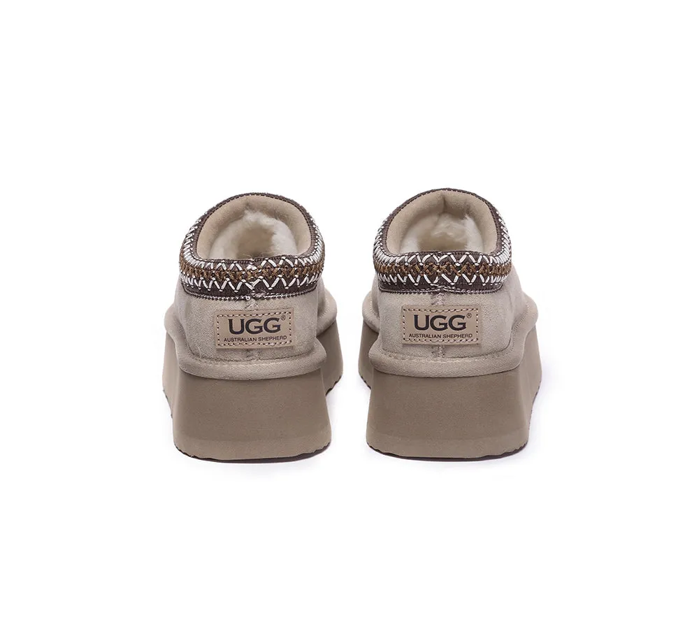 Ankle Platform Tazzy Slippers Hippie