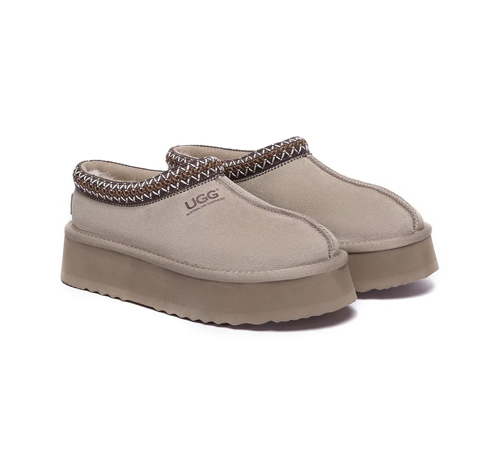 Ankle Platform Tazzy Slippers Hippie