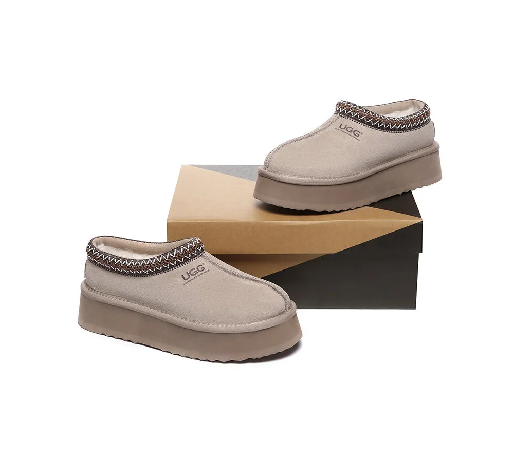 Ankle Platform Tazzy Slippers Hippie
