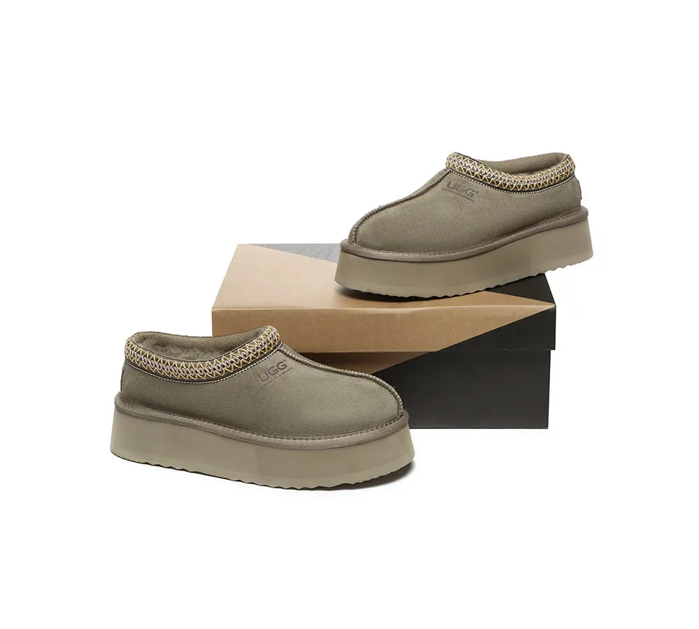 Ankle Platform Tazzy Slippers Hippie