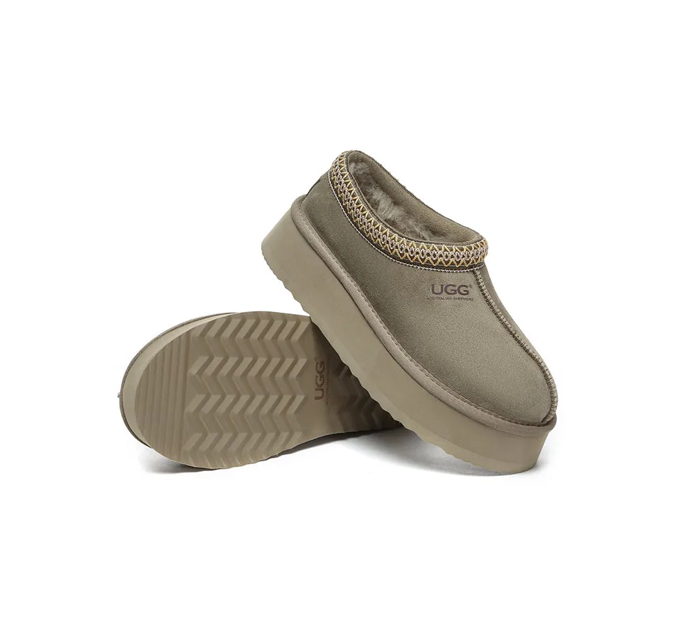 Ankle Platform Tazzy Slippers Hippie