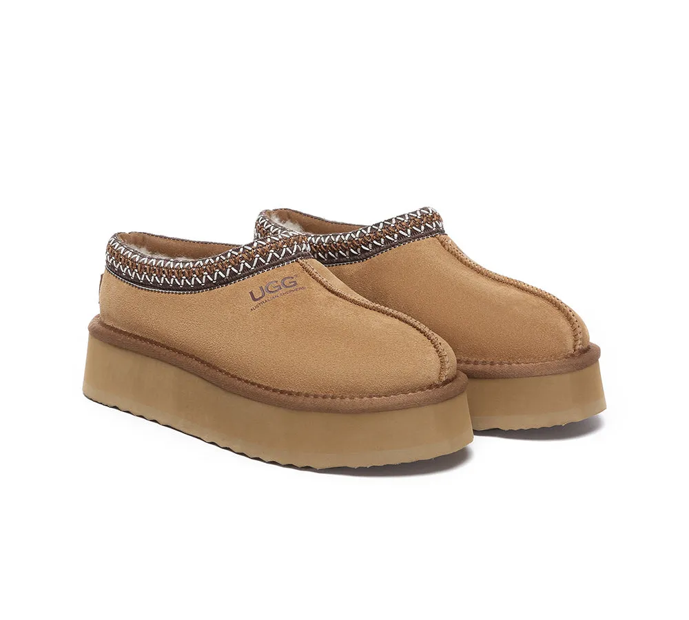 Ankle Platform Tazzy Slippers Hippie