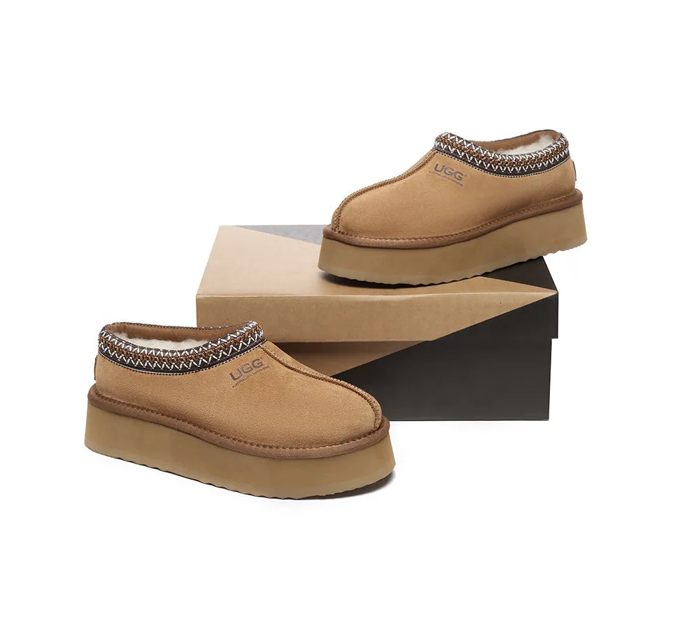 Ankle Platform Tazzy Slippers Hippie