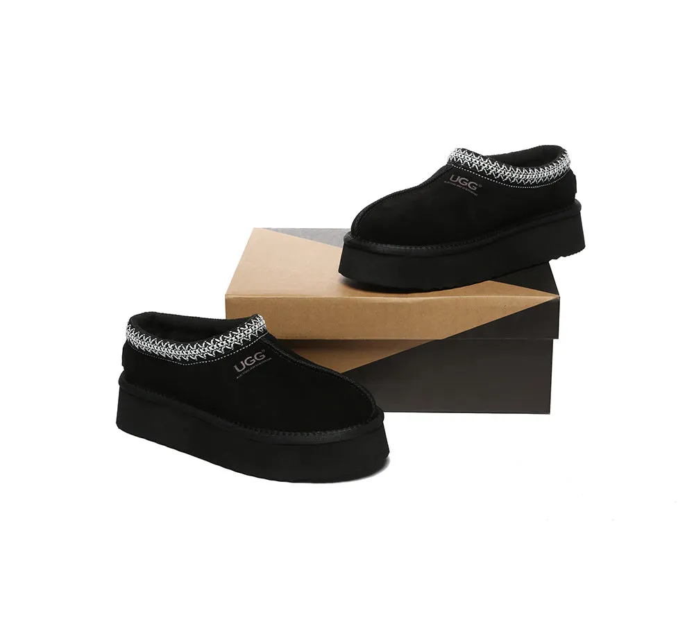 Ankle Platform Tazzy Slippers Hippie