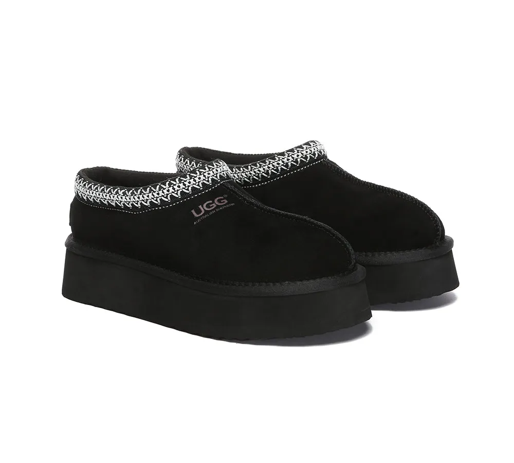 Ankle Platform Tazzy Slippers Hippie