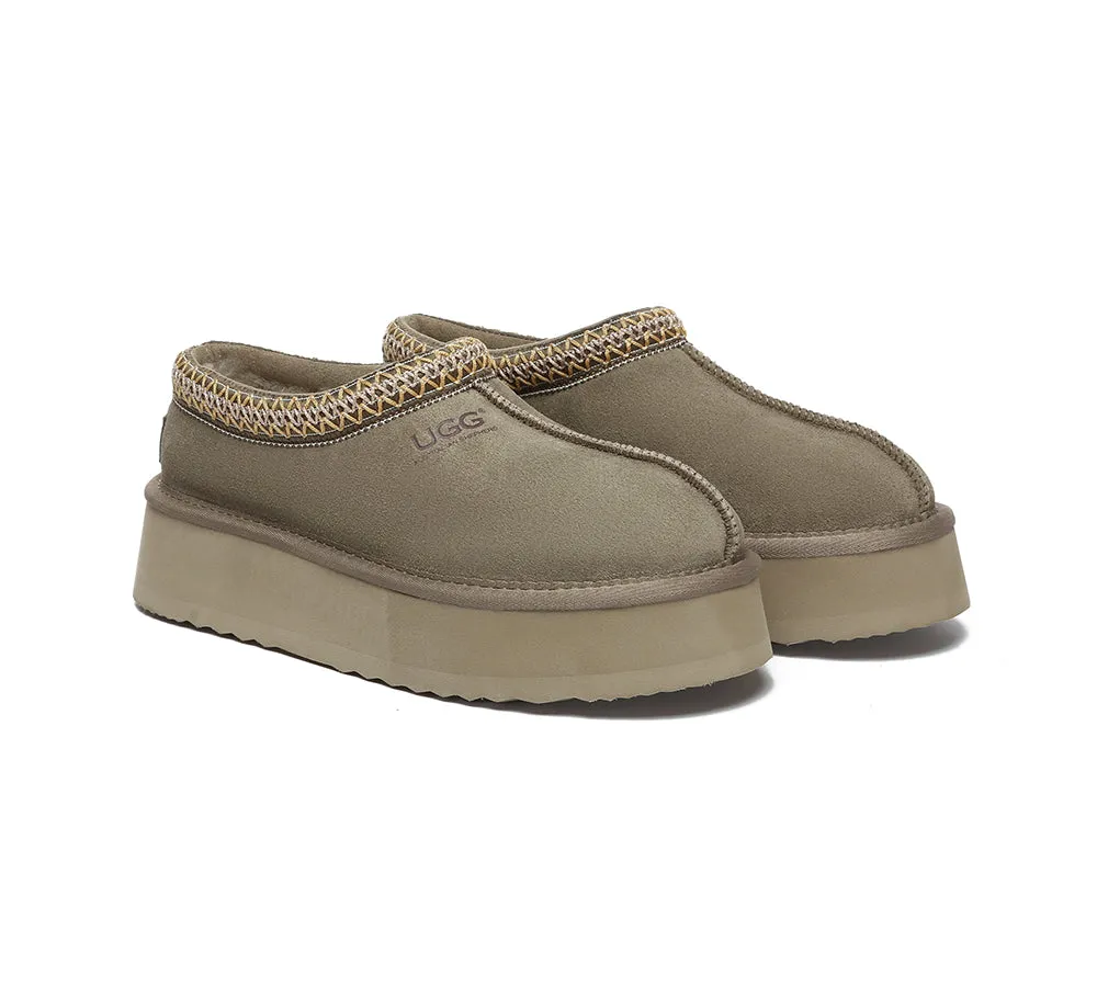 Ankle Platform Tazzy Slippers Hippie