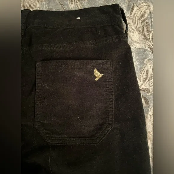 Anthropologie M.i.H The BONN High Rise Super Skinny Leg Velvet Jean 27 in Forest