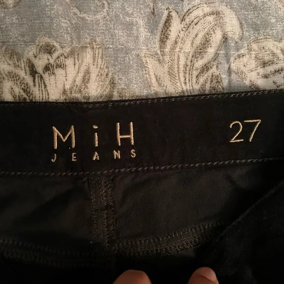 Anthropologie M.i.H The BONN High Rise Super Skinny Leg Velvet Jean 27 in Forest
