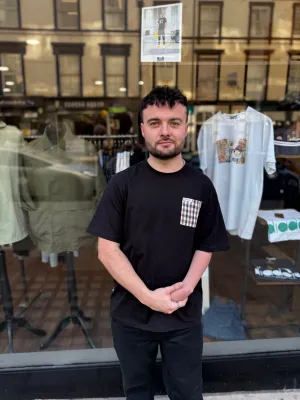 Aquascutum Club Check Pocket T-shirt Black