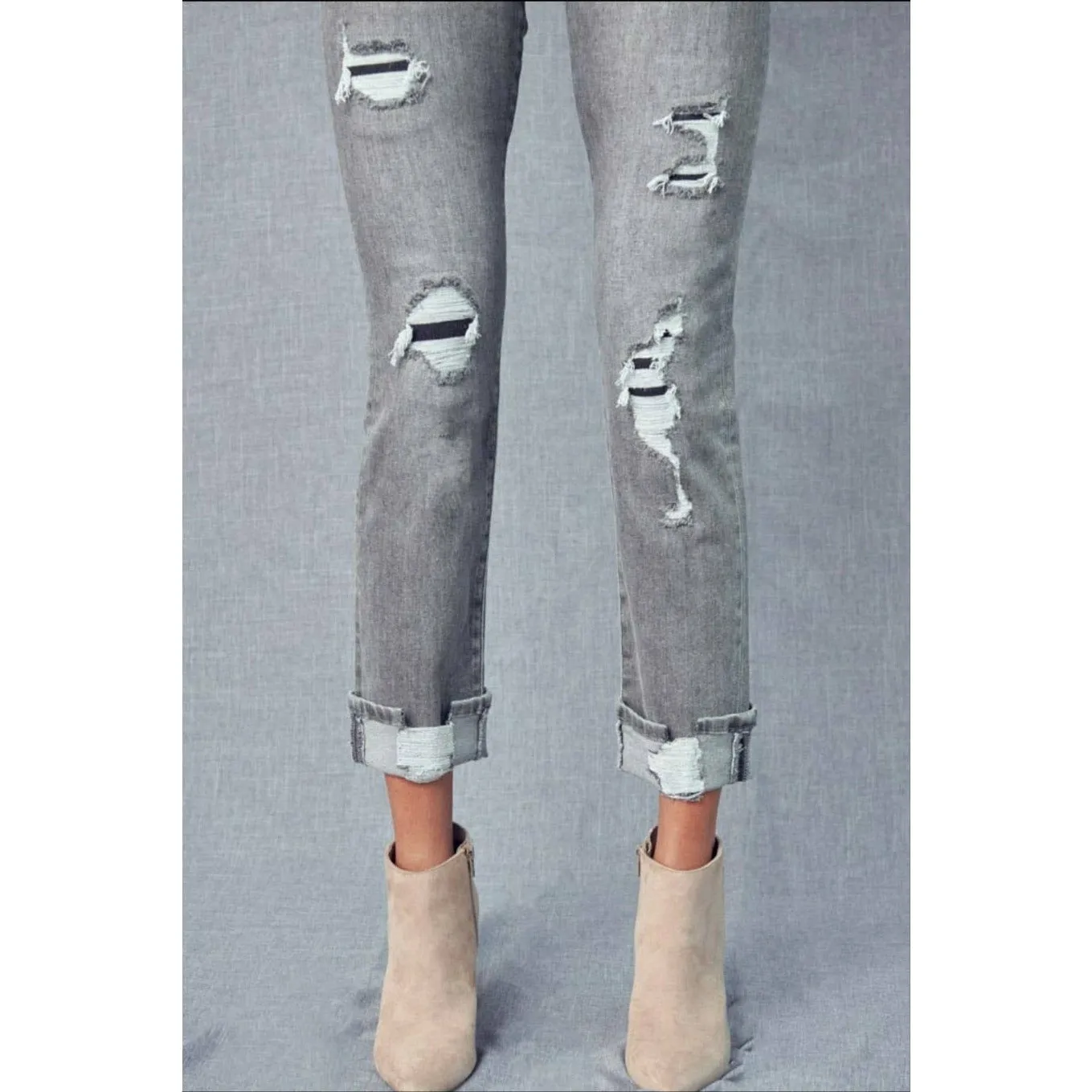 Arlo High Rise Skinny Straight Jeans