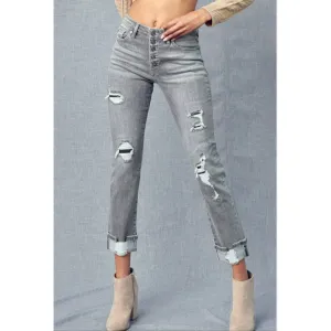 Arlo High Rise Skinny Straight Jeans