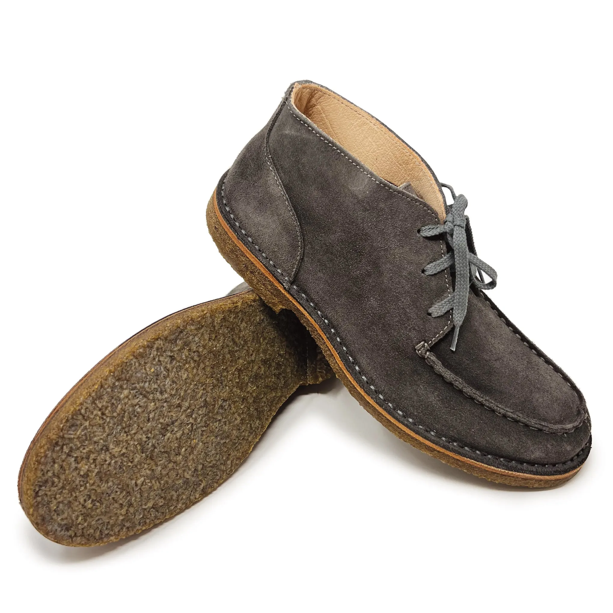 ASTORFLEX Suede Lace Up in Grey