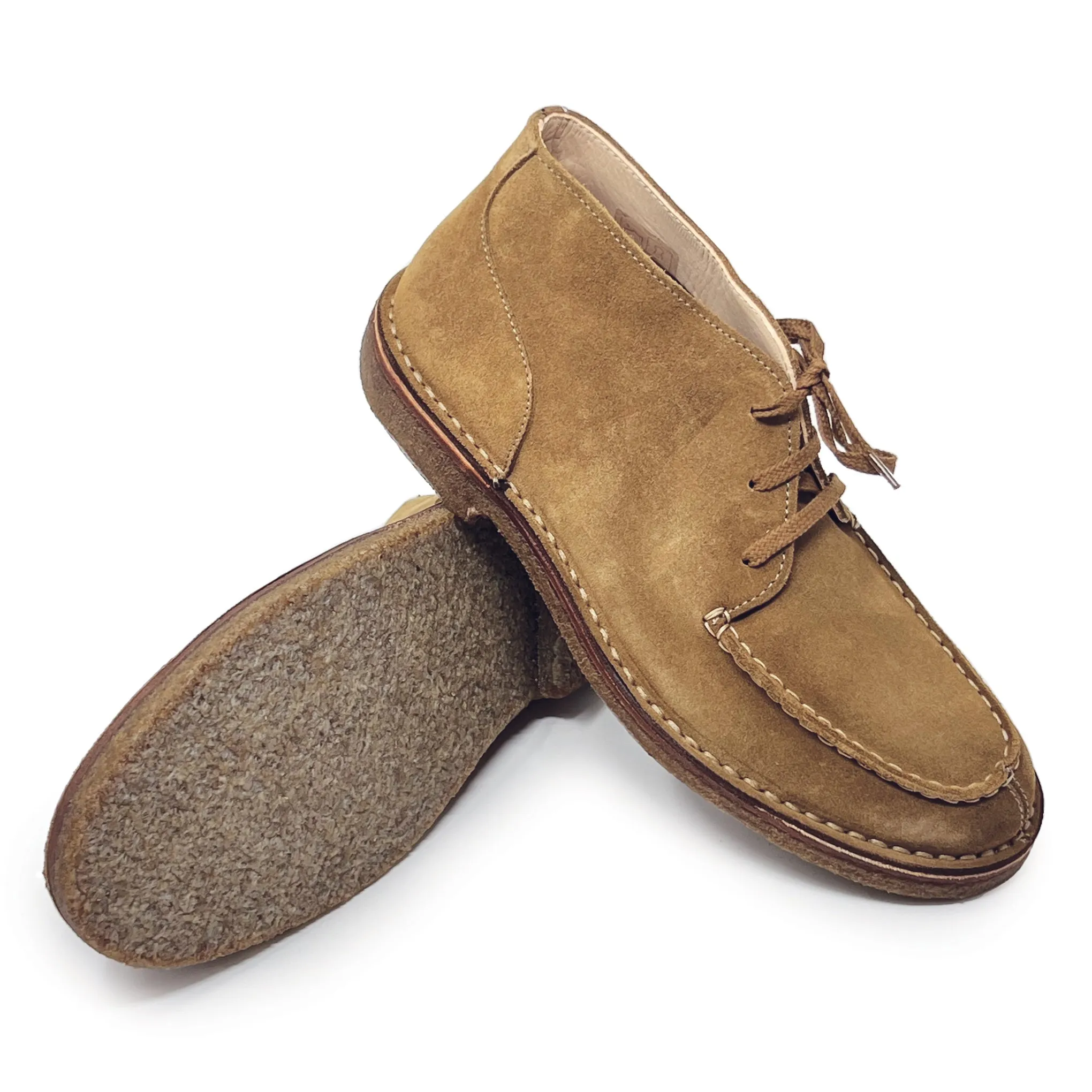ASTORFLEX Suede Laceup in Whiskey
