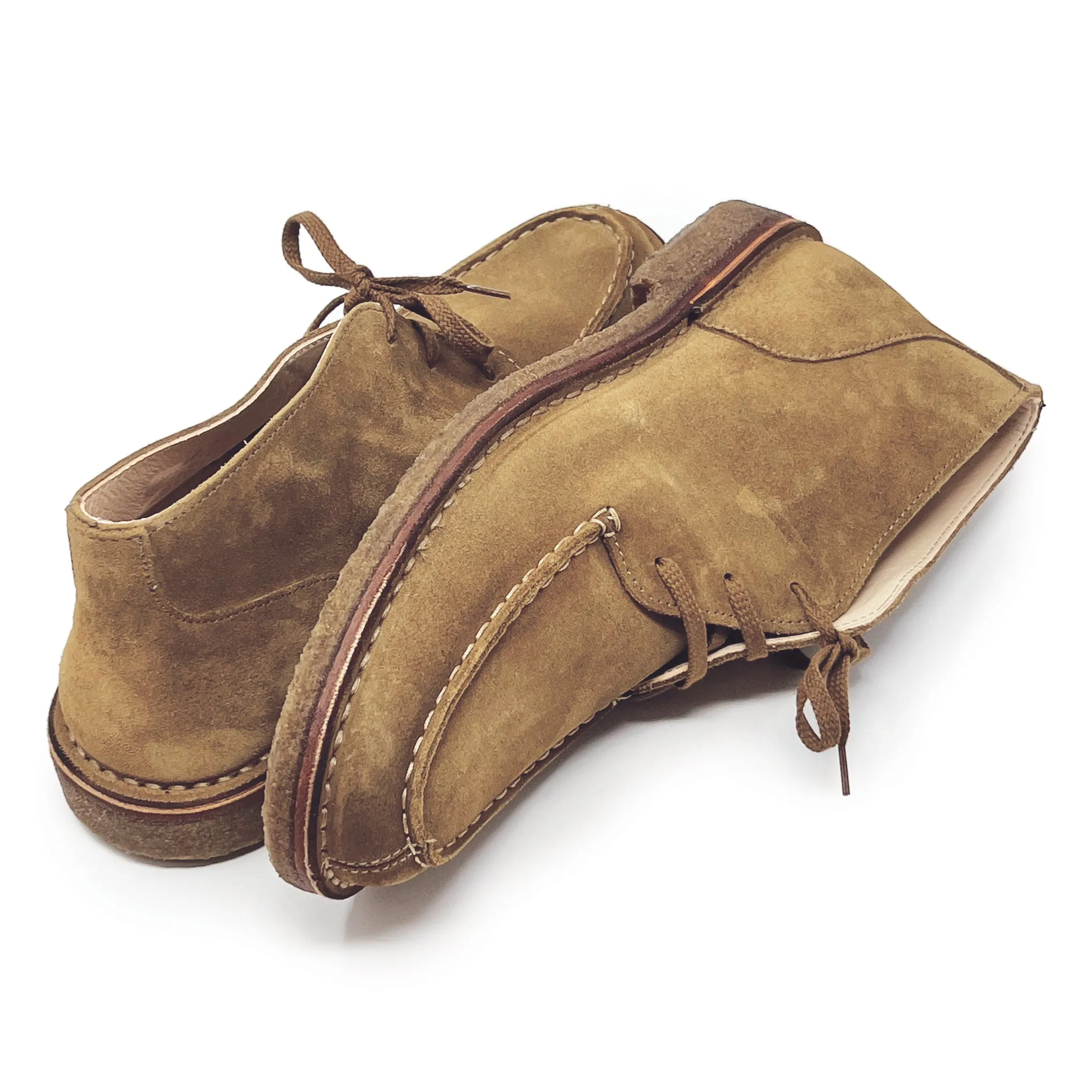 ASTORFLEX Suede Laceup in Whiskey
