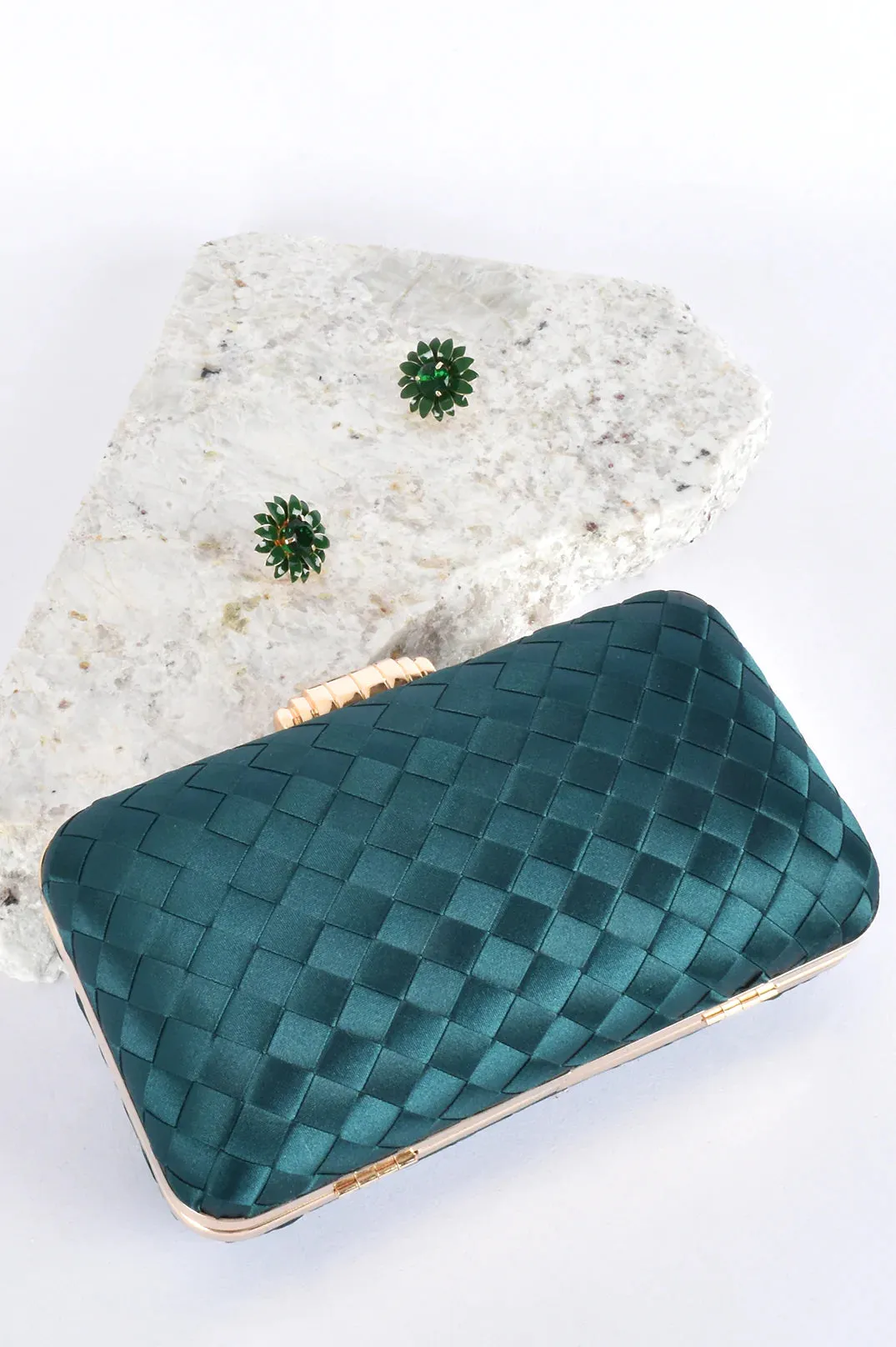 Aurelia Satin Plait Structured Case