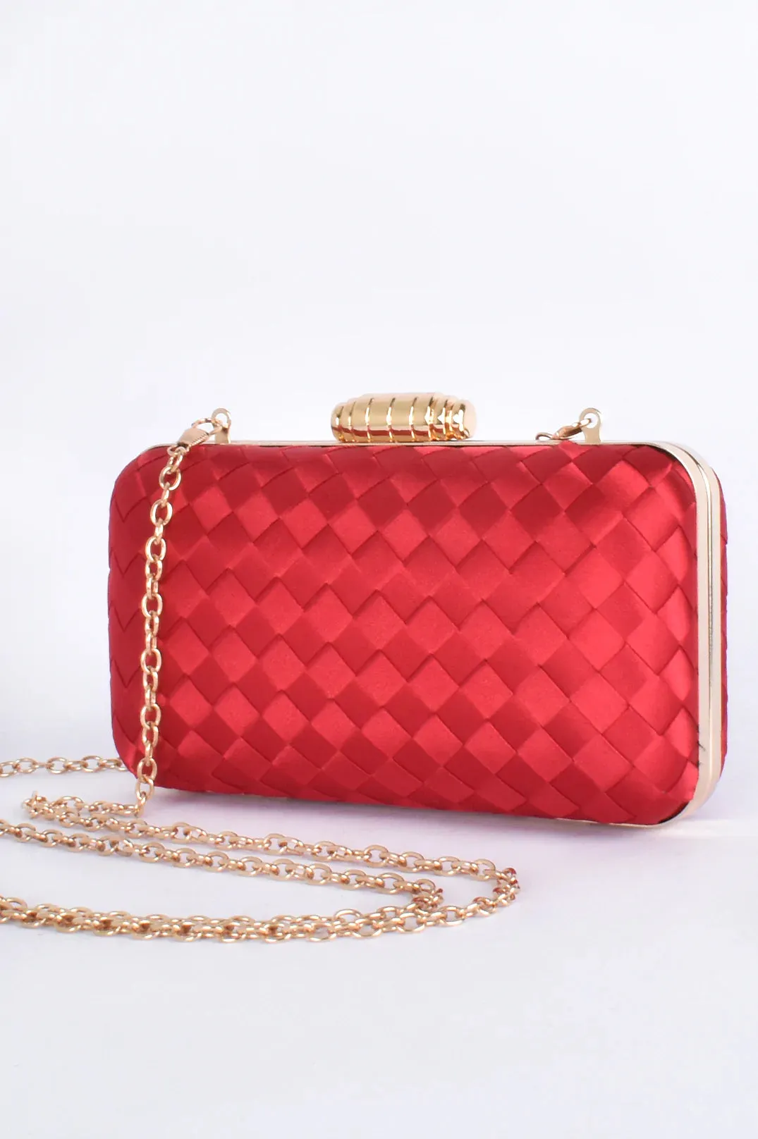 Aurelia Satin Plait Structured Case