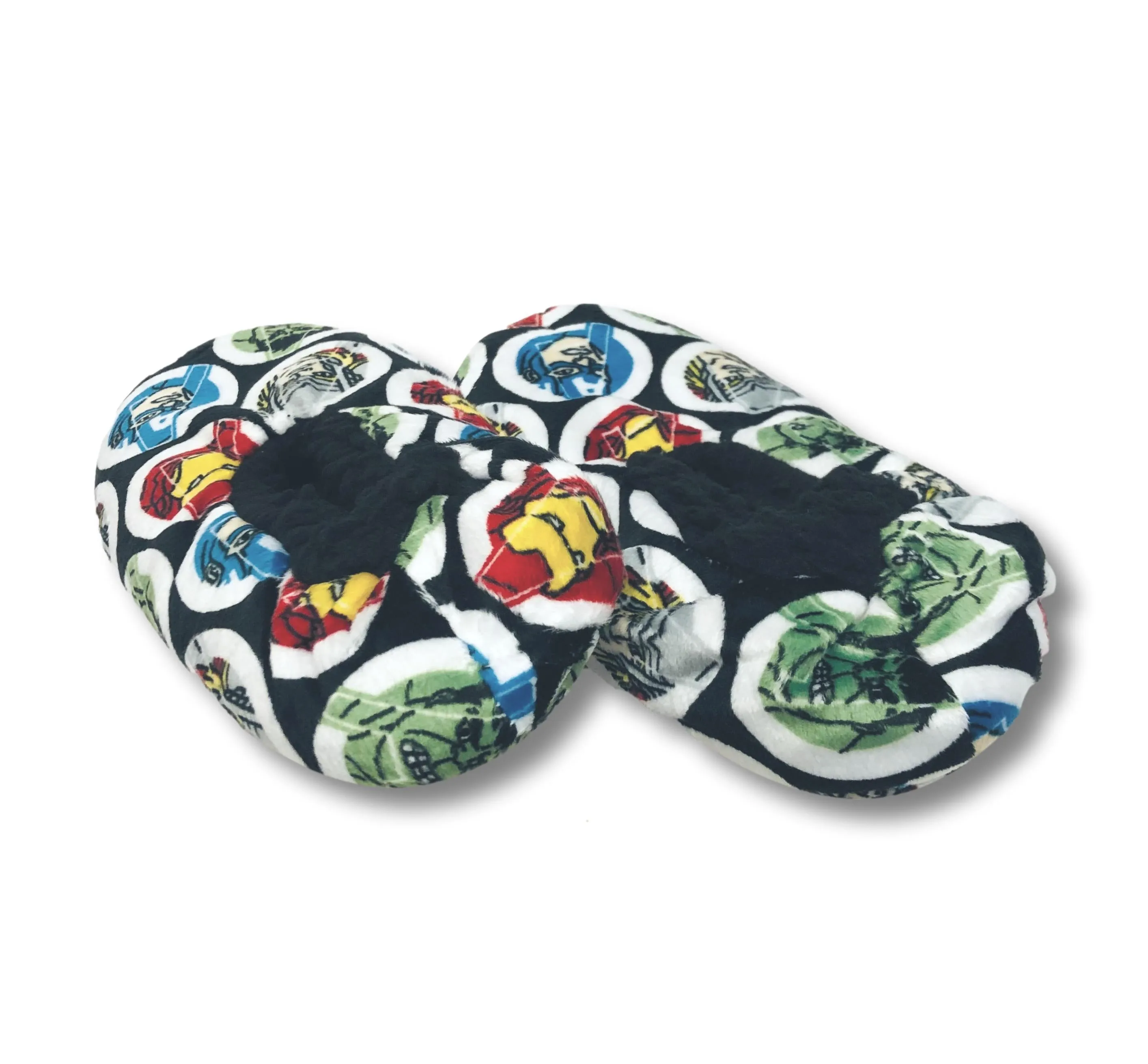 Avengers Boys Slippers Fuzzy Slipper Socks for Kids