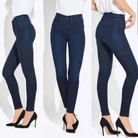 AYR Jaguar Legs Dark Blue Wash Hi-Rise Skinny Jeans Size 26