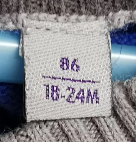 BABY BOY SIZE 18/24 MONTHS - MEXX, Soft Knit V-Neck Sweater EUC B31