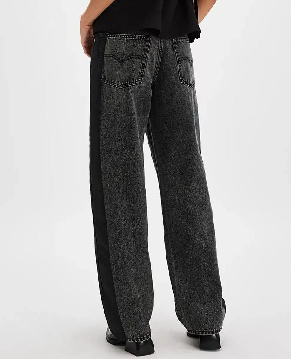 Baggy Dad Jean Satin Spats