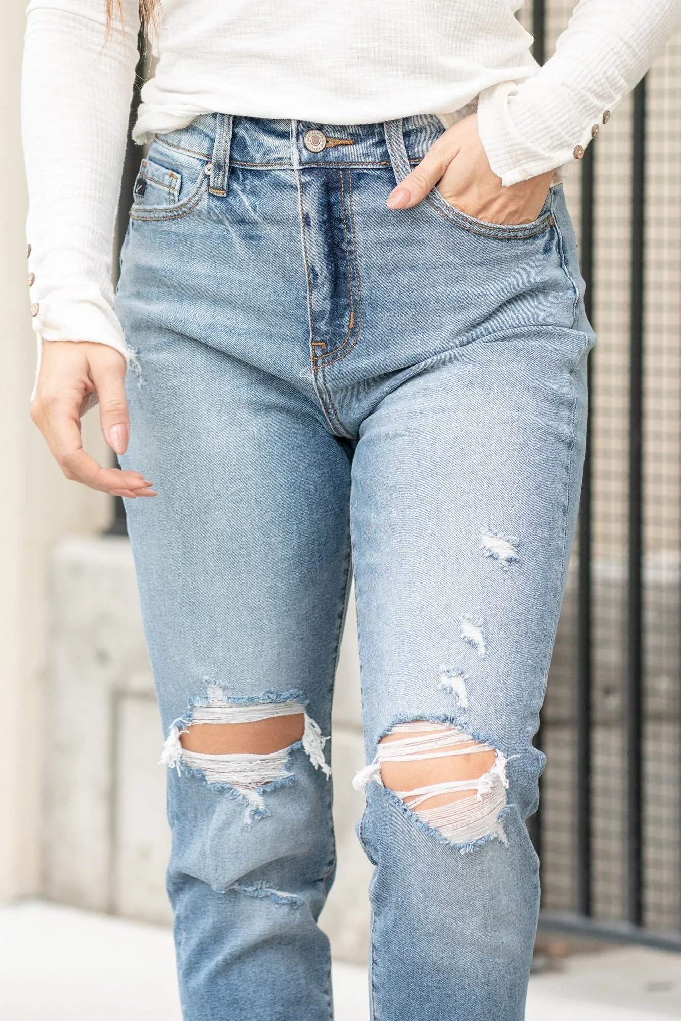 Bainbridge High Rise Mom Fit
